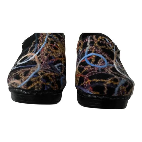 Dansko Clogs Women's Fabric Leather Colorful Nurse Slip-Ons Size EU 35 US 5 - Picture 12 of 16
